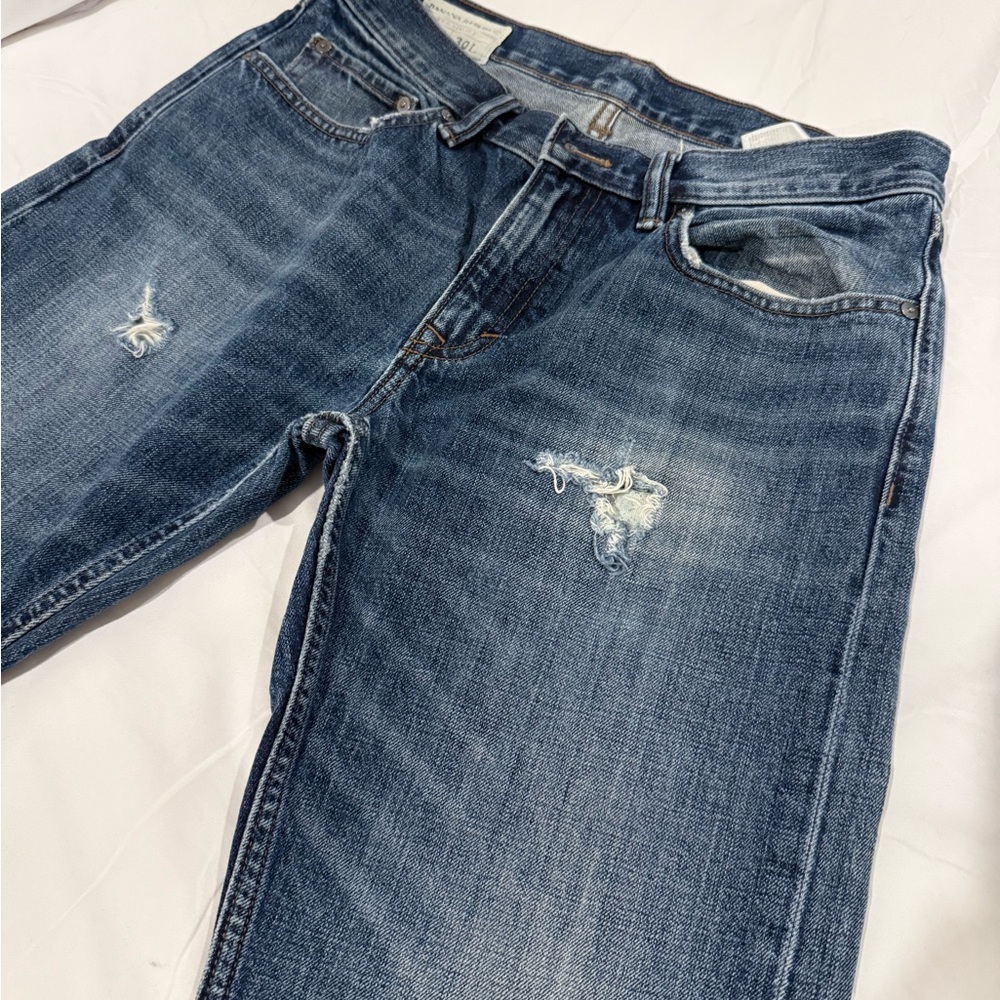 Banana Republic Straight Fit Blue Jeans